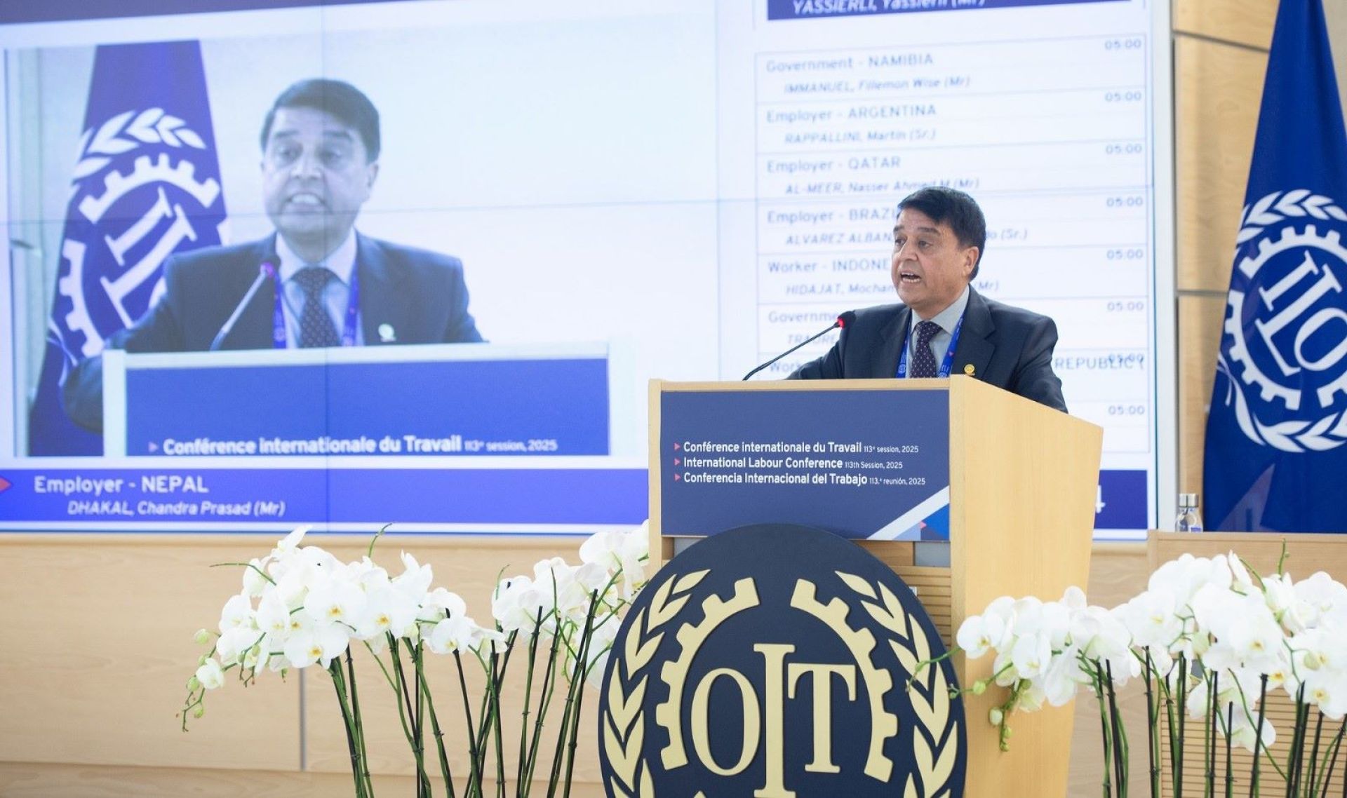 President Dhakal Calls for Investment-Friendly Reforms and Global Partnerships at ILO Conference